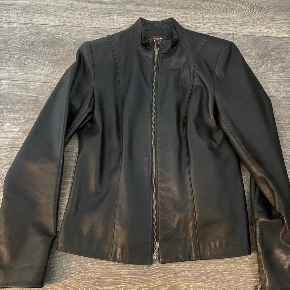 Danier italian leather jacket  XS